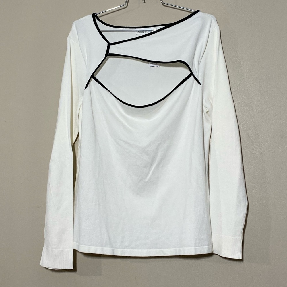7 Avenue || womans long sleeve blouse size Large